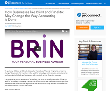 BRiN has been featured in Intuit Blog
