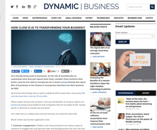 BRiN has been featured in Dynamic Business